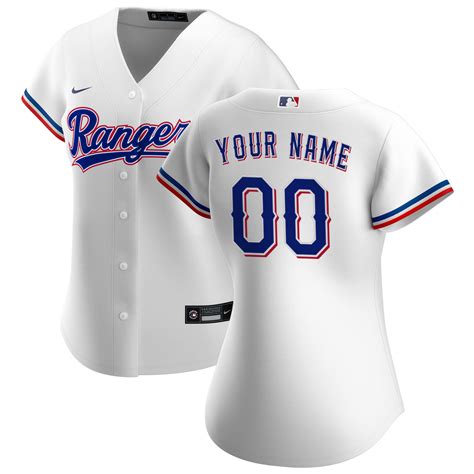 women's texas rangers nike white home replica custom jersey|Women's Texas Rangers Nike White Home Limited Custom Jersey .